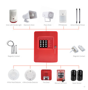 厂家价格批发4区防盗报警系统控制面板安全报警探测器 - Product Image 2