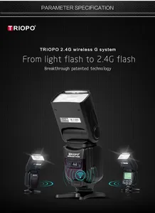 TRIOPO TR-950II แสงแฟลชความเร็วสากลกล้องแฟลชไฟ G4 สําหรับ Nikon Canon Sony ฟูจิ - Product Image 6