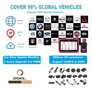 เครื่องสแกนวินิจฉัยรถยนต์ OBD2เกรดอุตสาหกรรมสำหรับ X431 V PLUS 5.0 Porsche Roll-Royce 12-24V ซ่อมยานยนต์ - Product Image 5