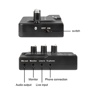 K3000 PRO Mini Home Amplifier <strong>Audio</strong> Mixer with Reverberation BT Mic <strong>Input</strong> <strong>Interface</strong> for Mobile Music Live Karaoke Instrument - Product Image 5