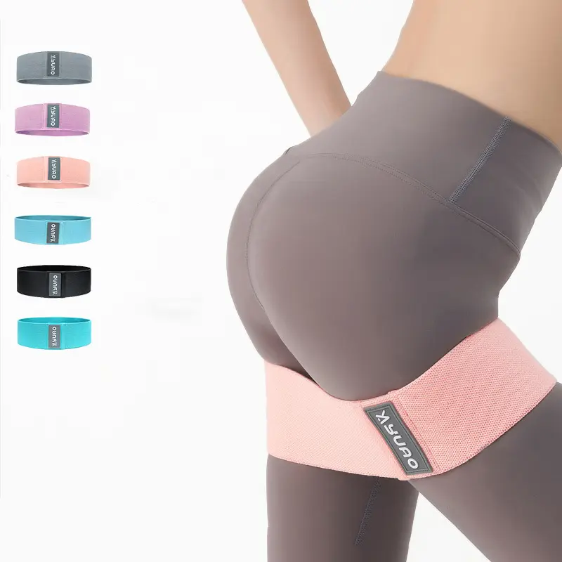 Banda elástica de resistencia de alta calidad para ejercicio, bandas de bucle de yoga, logotipo personalizable, bolsa empaquetada de látex de caucho Natural