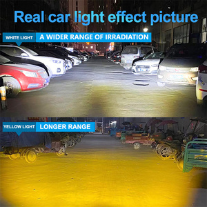 Hot Sale Fog Light Dual Colour <strong>LED</strong> Bar M9 3570 Chip Motorbike <strong>LED</strong> <strong>LED</strong> Work Light Conversion Laser Headlight - Product Image 5