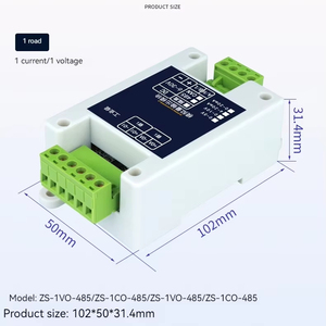 1 Channel 485 to Analog <strong>Output</strong> Voltage and Current <strong>Output</strong> 4-20mA 0-5V 0-10V Industrial Grade Modbus