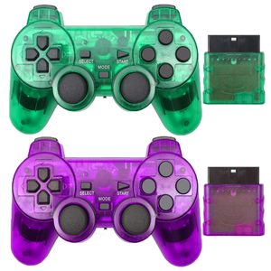 Controlador de juegos P2 de Venta caliente con soporte inalámbrico de doble vibración 2,4G, controlador de juego transparente inalámbrico transparente - Product Image 5