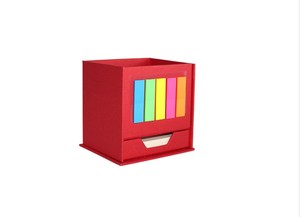 青少年礼品半透明便签记事本五色宠物记号笔贴纸宠物纪念品旋转便条盒礼品创意 - Product Image 6
