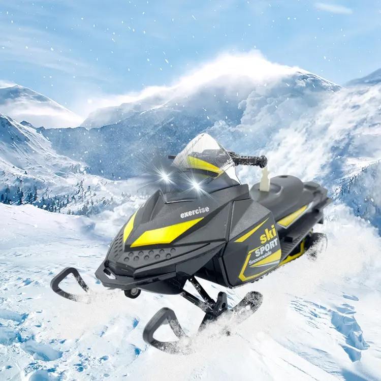 Rastar-voiture jouet Diecast, modèle de motoneige, moteur avec lumière et son, véhicule jouet en moulage, échelle 1:32, nouvelle collection