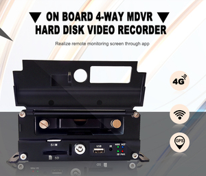 4CH AHD 1080P Hybrid <strong>Input</strong> VGA RJ45 <strong>Output</strong> GPS/3G/4G/WIFI with AI Option Fleet <strong>Management</strong> HDD SD Card Mobile DVR - Product Image 3