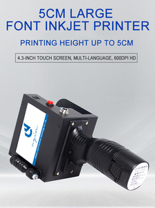 Uyin stampante portatile per data codice QR a getto d'inchiostro portatile da 50mm su legno, metallo, plastica, cartone con macchina per codifica Batch di stampa digitale - Product Image 2