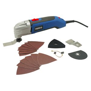 HERZO 400W Herramienta oscilante eléctrica multifunción para bricolaje para varias funciones - Product Image 1