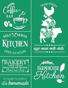 <strong>Custom</strong> Designs Factory Wholesale Farmhouse Silk Screen Printing <strong>Stencil</strong> Mesh <strong>Stencils</strong> for DIY Chalk Paste,Fabric