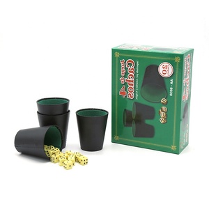Tabletop Twister Trò Chơi Trò Chơi Bốn Người Chơi Liar Dice Cup Set - Product Image 1