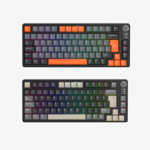 Junta inalámbrica 75% Teclado para juegos RGB 3 modos 81 teclas Teclado mecánico compacto Enchufe de intercambio en caliente Almohadillas absorbentes de sonido - Product Image 1