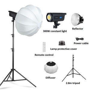 <strong>High</strong> Quality 150W 200W 300W Led Photo Studio Kit Photography Lighting Bowens Mount Led Camera Video <strong>Light</strong> with Remote Control - Product Image 3