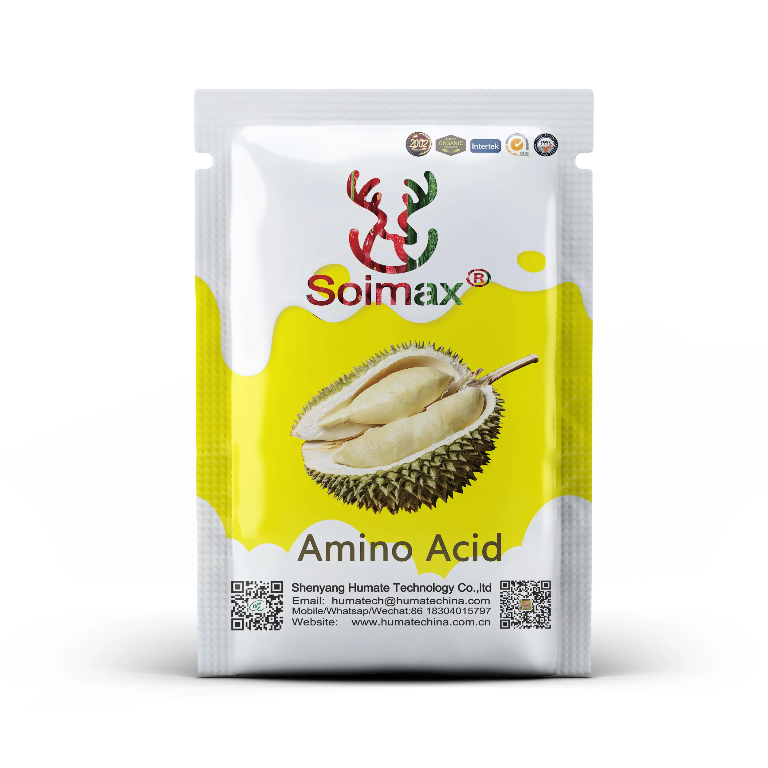 Soimax SY2001ผู้ผลิตปุ๋ยสารการเกษตรกลุ่มผง Humic/กรดอะมิโน/สาหร่ายทะเล