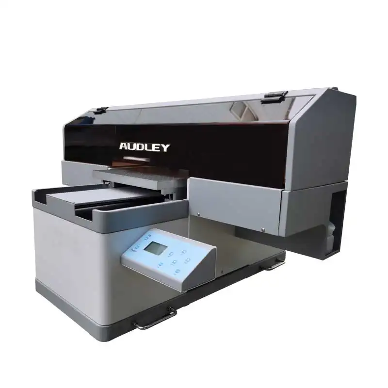 Audley A3 UV impresora plana con XP600/F1080 personalizado o estándar bajo precio gran UV PVC impresora color en la pared