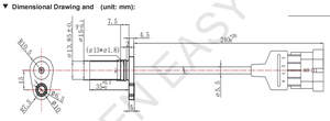 Stab geber Tech Magnetischer Geschwindigkeit sensor für Motor zubehör - Product Image 4