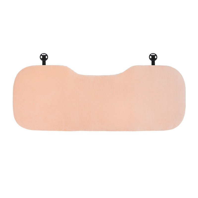 Plush seat cushions with 3D bear design for the back row