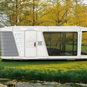 Быстрая установка 40-футовый космический корабль коммерческий космический дирижабль контейнерный дом космическая капсула отель использовать сборные дома - Product Image 3