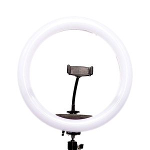 Canlı akış ve Youtube videoları için halka ışık ve 25.4 ile Tripod standı 10 inç (telefon standı Cm) Led, kısılabilir masa Ma - Product Image 1