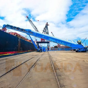 Cinta transportadora Radial retráctil telescópica de Material a granel, equipo de almacenamiento, bolsas de alimentación de tolva móvil - Product Image 6