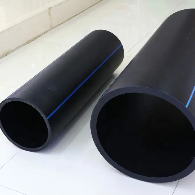 REHOME Haute Densité HDPE PE100 75mm 90mm 110mm Grand Diamètre Polyéthylène PE Tuyau De Drainage Pour L'approvisionnement En Eau