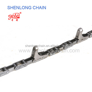 Cao độ bền kéo C-loại thép nông nghiệp chuỗi file đính kèm CA555-C6E Dây chuyền con lăn cho băng tải trang trại máy gặt đập hợp kim - Product Image 3