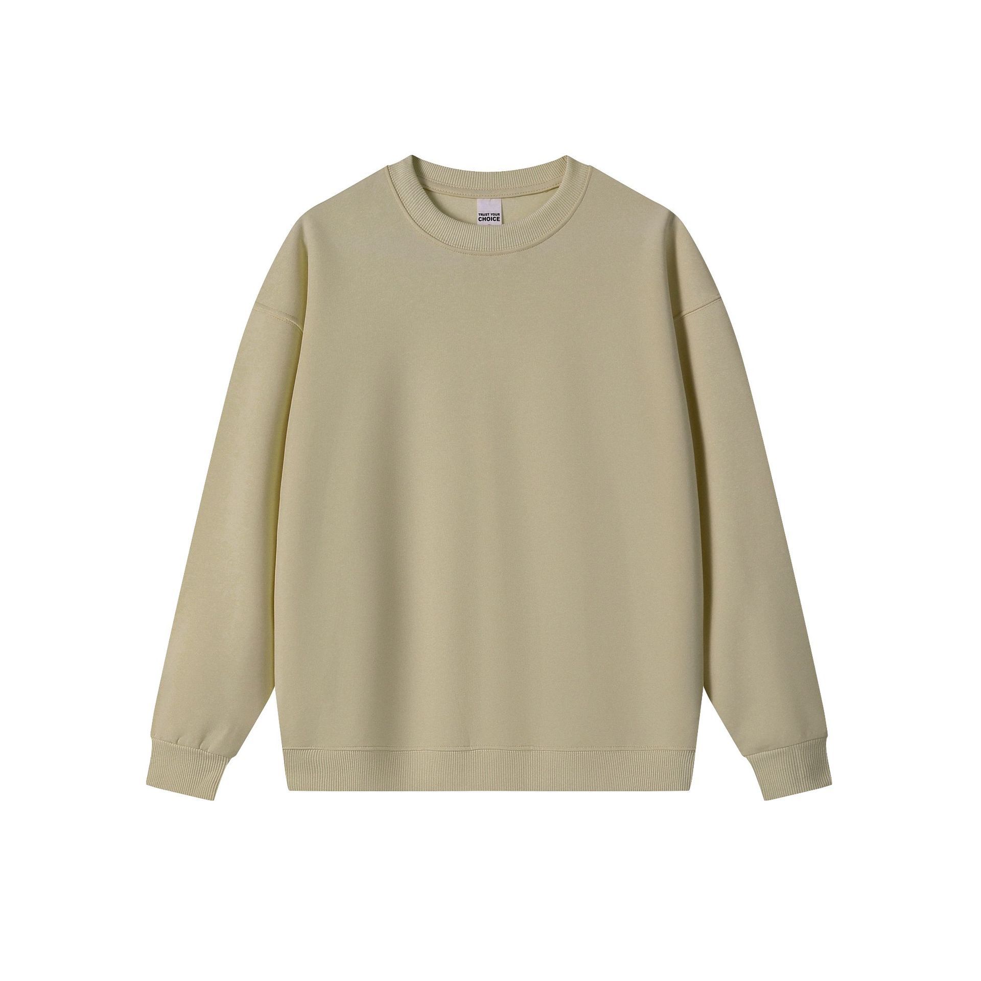 Crewneck style-light khakis