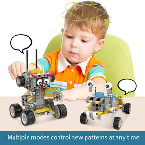 12 in1ビルディングブロックおもちゃ教育キットリモートAPPLC制御ロボットエンジニアリングキットSTEMプログラム可能なおもちゃ - Product Image 6