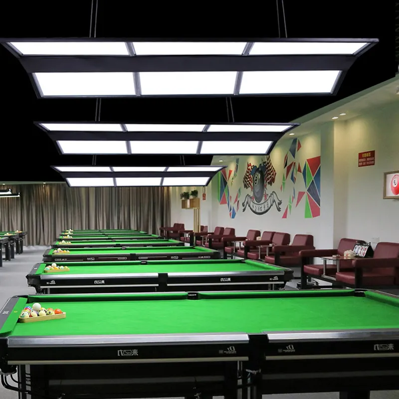 Alüminyum gölgesiz ultra-ince LED bilardo masası ışık süper parlak bilardo bilardo masası Snooker masası kolye LED ışık