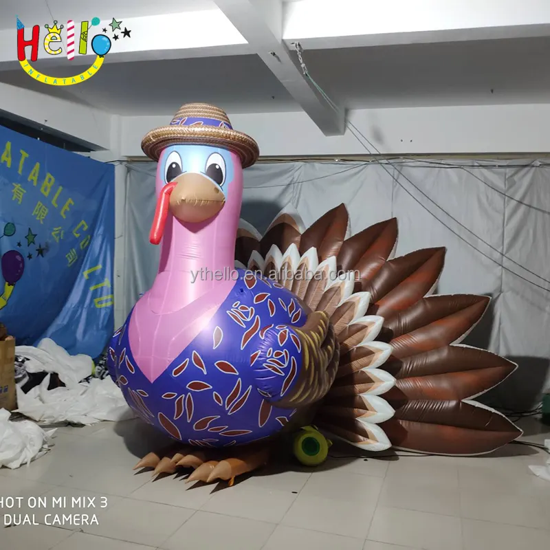 Lễ Tạ Ơn Khổng Lồ Inflatable Thổ Nhĩ Kỳ Cho Quảng Cáo