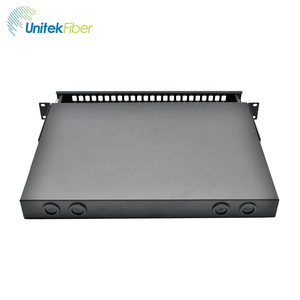 Alto rendimiento 1U 96F tipo de dibujo Marco de distribución óptica bandeja de empalme panel de conexión de fibra - Product Image 5