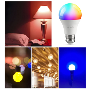 AC100-240V หลอดไฟ LED 10W E27ไฟบาร์อินฟราเรดรีโมทคอนโทรลไฟ LED สีคริสต์มาส RGB แสงบรรยากาศห้างสรรพสินค้า - Product Image 3