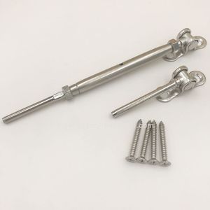 T316 thép không gỉ swage chuyển đổi turnbuckle và End tensioner phụ kiện 1/8 inch cáp lan can bộ dụng cụ phần cứng cho gỗ bài - Product Image 4