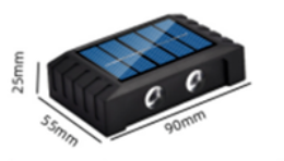 โคมไฟติดผนังแบบสองรู XF7712 พร้อมเงาคู่ (ราคาต่อชิ้น)