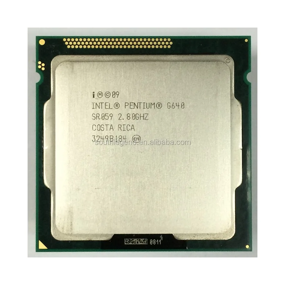 CPU Intel 2,8 GHz 3M Dual core pentium G640, procesador usado de segunda mano