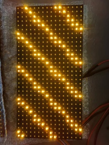 Pannello per esterno a led a singolo colore p10 modulo a led rosso blu giallo verde modulo per messaggio in esecuzione display a led - Product Image 4