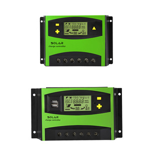 10A 20A 30A 40A 50A 60A太阳能调节器12V/24V 48v交流至dc离网PWM太阳能充电控制器 - Product Image 1