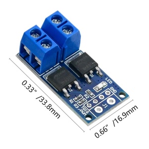 DC 5V-36V 15A Max 30A 400W Dual-Hochleistungs-MOSFET-Auslöse schalter Antrieb PWM-Regler Einstellung Motor drehzahl steuer platinen modul