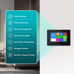 LEELEN Videoportero Ip Smart Indoor Station Custom Cloud <strong>Intercom</strong> RTOS <strong>System</strong> 7 Inches Touchscreen <strong>Video</strong> <strong>Intercom</strong> for Villa 1v2