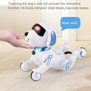 Gretel Smart RC Robot cane giocattolo programmabile modello elettrico interattivo per bambini educativo telecomando cane intelligente che cammina - Product Image 4