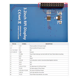 3,2 Zoll TFT SPI 320*240 Touchscreen-LCD-Anzeige modul für Raspberry Pi - Product Image 5