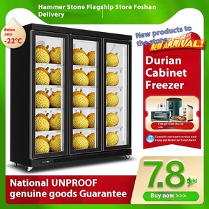 Cat Mountain King Tủ đông đứng làm mát bằng không khí thương mại nhiệt độ đơn cho trưng bày thực phẩm Lẩu sầu riêng trong siêu thị - Product Image 6