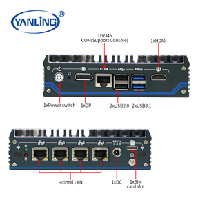 Hot Selling J6412 Mini-Router mit lüfter loser eingebetteter CPU DDR4-RAM für den industriellen Einsatz mit AU US CN-Steckern für KIOSK KIOSK - Product Image 4