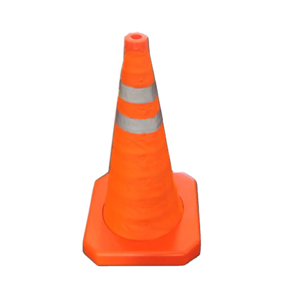 An toàn đường đậu xe cones huỳnh quang Orange Pop up khẩn cấp phản chiếu an toàn có thể thu vào cones