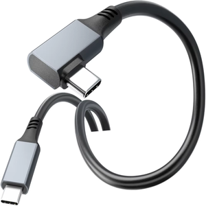 <strong>3</strong> Meters High <strong>Speed</strong> USB3.<strong>2</strong> Cable 10Gbps Data Sync 90&deg; Right Angle VR Cord 100W Fast Charging 4K Video <strong>USB</strong>-C Data Cable - Product Image 1