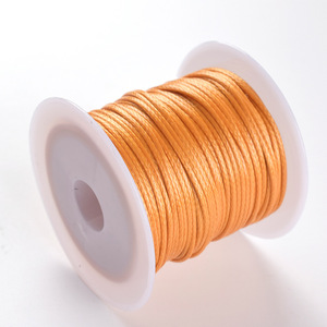 Beading <strong>String</strong> Threads Knotting Braiding Round for DIY Macrame Necklace Jewelry Making 1mm Black Korean Waxed Polyester Cord - Product Image 1