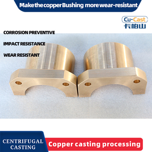 CuSn6Zn6Pb3 graphite impregnated bronze plate Precision Cnc Lathe <strong>processing</strong> - Product Image 2