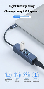 USB3.0 2.0 100Mbps USB/tip C RJ45/tip C USB hub Ethernet adaptörü Laptop için - Product Image 5