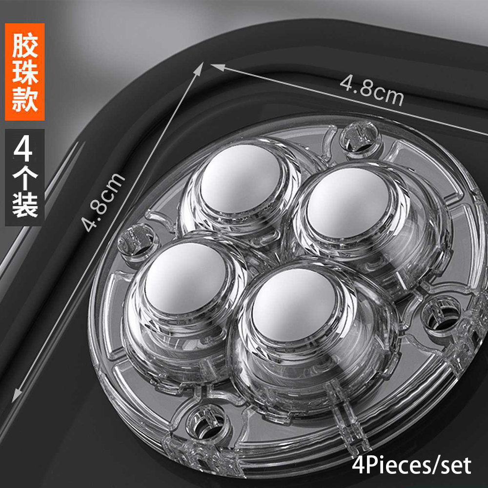 Perle en caoutchouc transparent