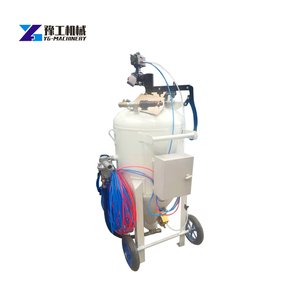 Uygun kumlama makinesi mavi Mini kumlama makinesi basınç davul pas kaldırma yağ kaldırma yüzey Sander - Product Image 4